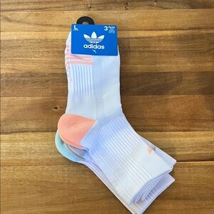 adidas Men's Pastel Crew Socks - 3 Pack